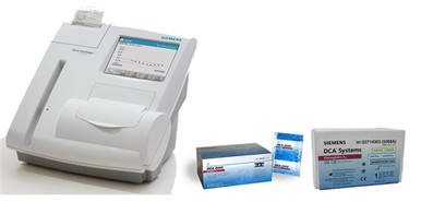 Siemens DCA Vantage Analyzer with 4 DCA HbA1c Reagent Kit, 1 DCA HbA1c Normal & Abnormal Control Kit & 3-Year Warranty Questions & Answers