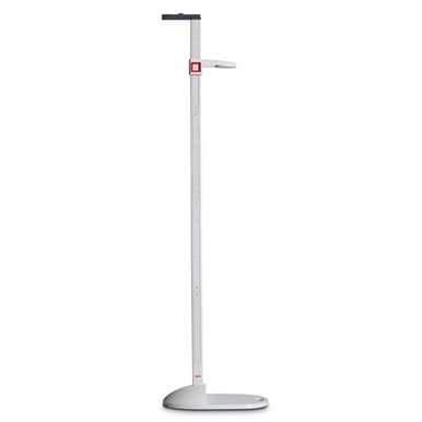 What are the product width, height, and depth of the stadiometer?