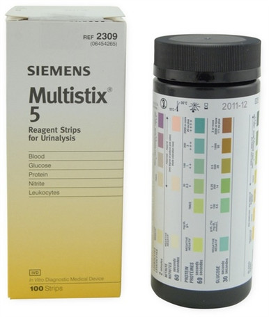 How many test strips are included in the package?