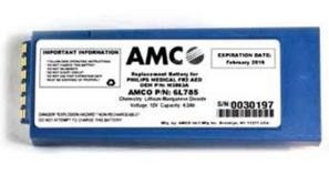 How do I know if my AED battery is low?