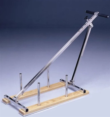 What is the handle adjustment range of the sled?