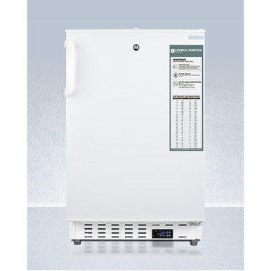 AccuCold 2.47 cu ft Vaccine All-Freezer, ADA Compliant (Temperature Range: -15deg to -25degC) Questions & Answers