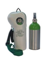 What are the precautions when using the portable oxygen?