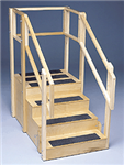 What is the height to the platform of the stairs?