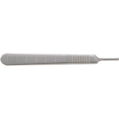 Miltex Knife Handle #3 - Fits Blade Sizes 10 11 12 12B 15 & 15C with mm & cm Graduations - Extra Fine Questions & Answers