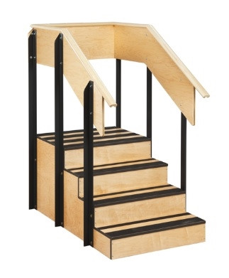 What are the dimensions of each step for model 4-5501-30?
