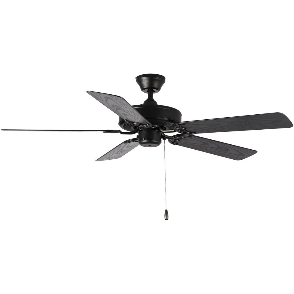 Maxim 89905BKWP Basic-Max 52" Black Fan Black/Walnut Blades in Black Questions & Answers